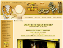 Tablet Screenshot of kaletovi.cz